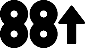 88↑ logo